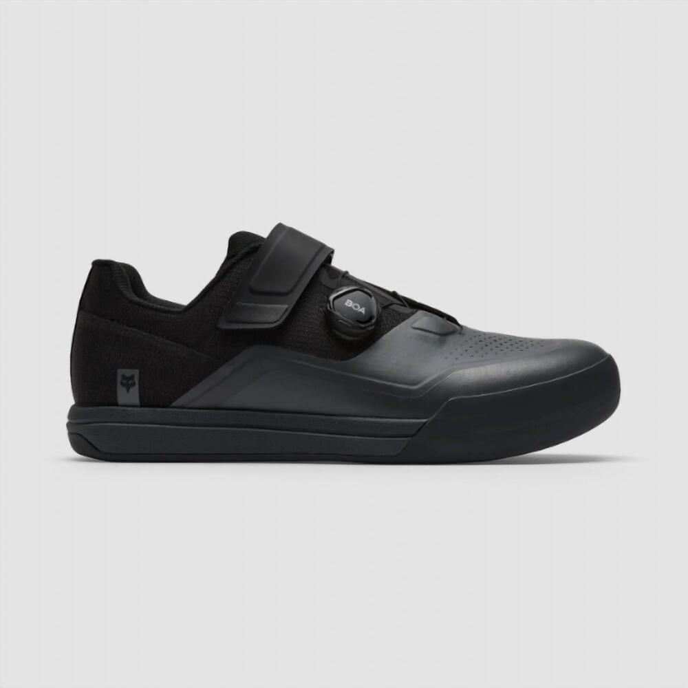 NEW FOX RACING men's union shoes in dark shadow grey